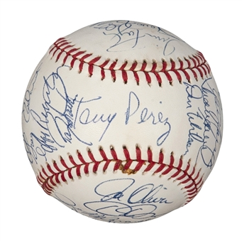 1993 Cincinnati Reds Team Signed Baseball from the Larkin Collection (Barry Larkin LOA & JSA LOA)